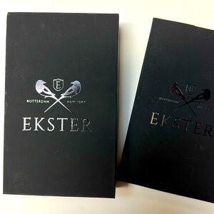 NWT EKSTER Parliament Classic BROWN Leather Wallet